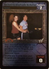 Backed by Stephanie McMahon SS1 FOIL